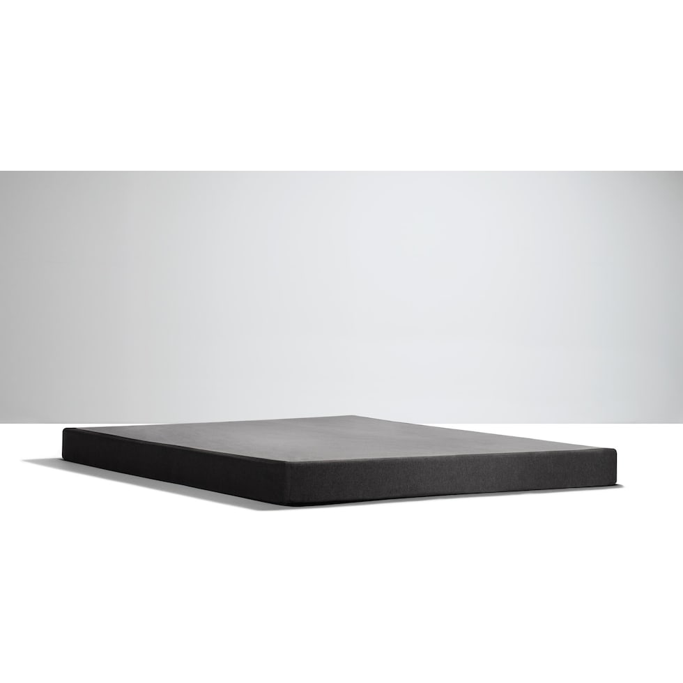 tempur boxspring white full low profile box spring   