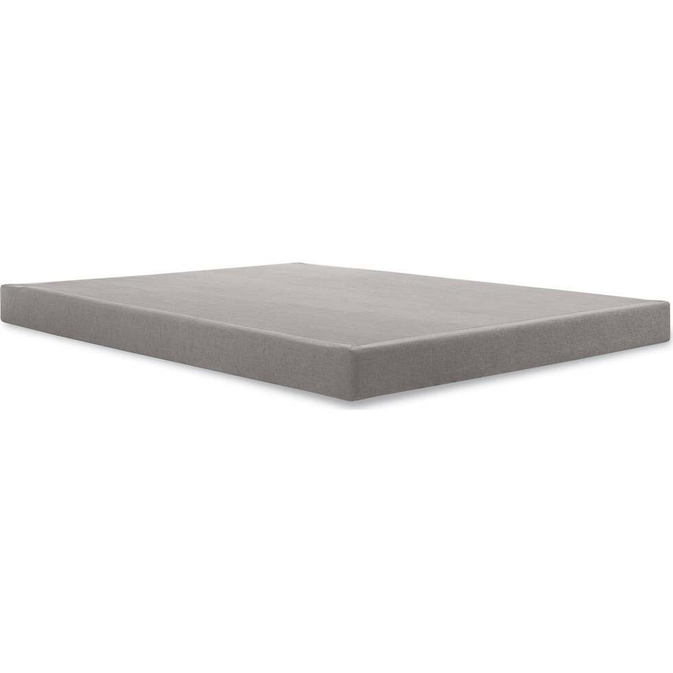 tempur boxspring white full low profile box spring   