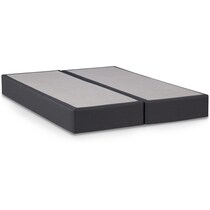 tempur boxspring white king split box spring   