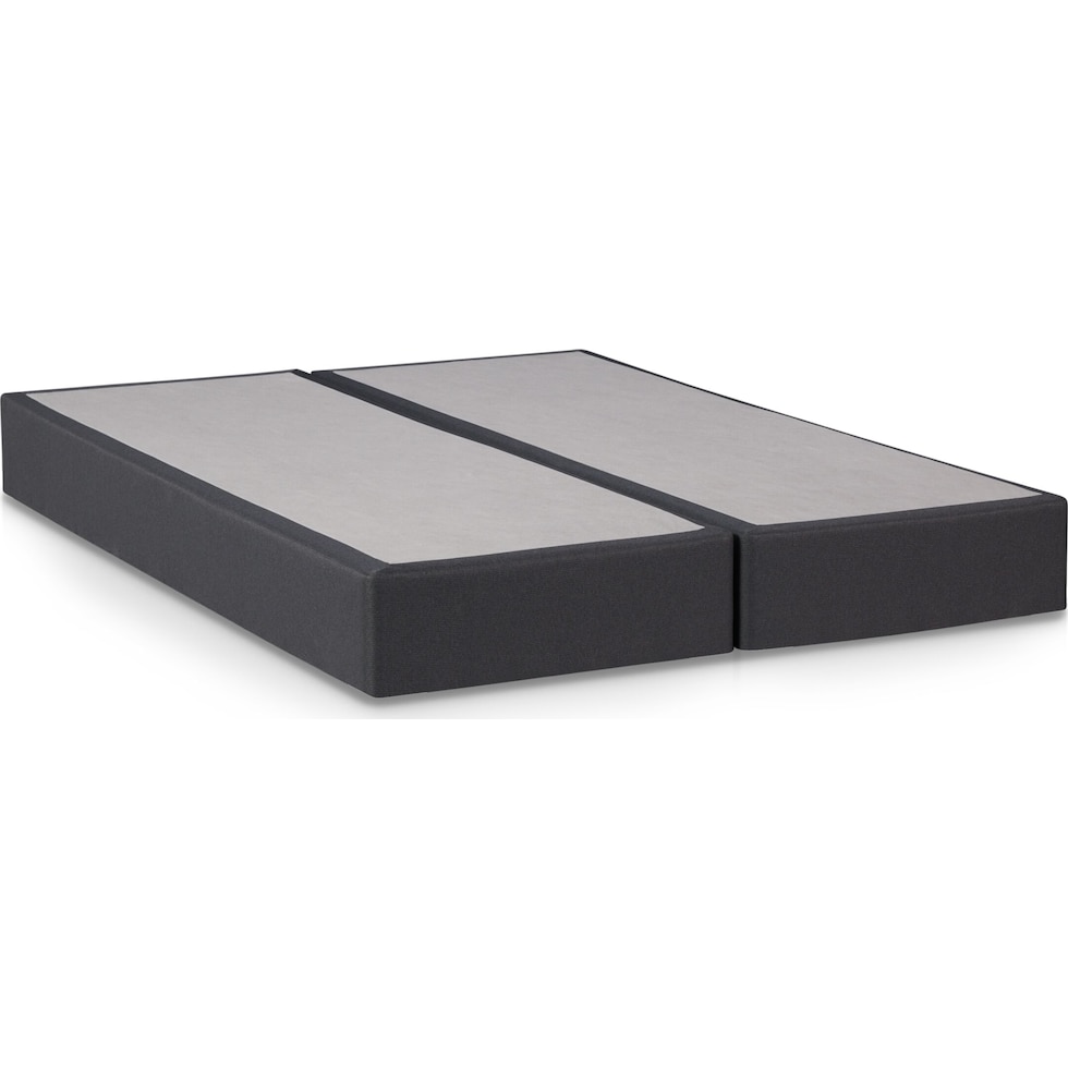 tempur boxspring white queen split box spring   