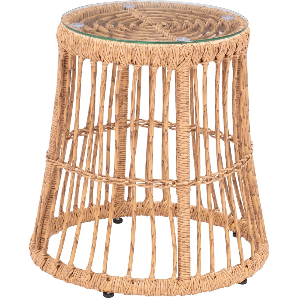 tennessee light brown end table   