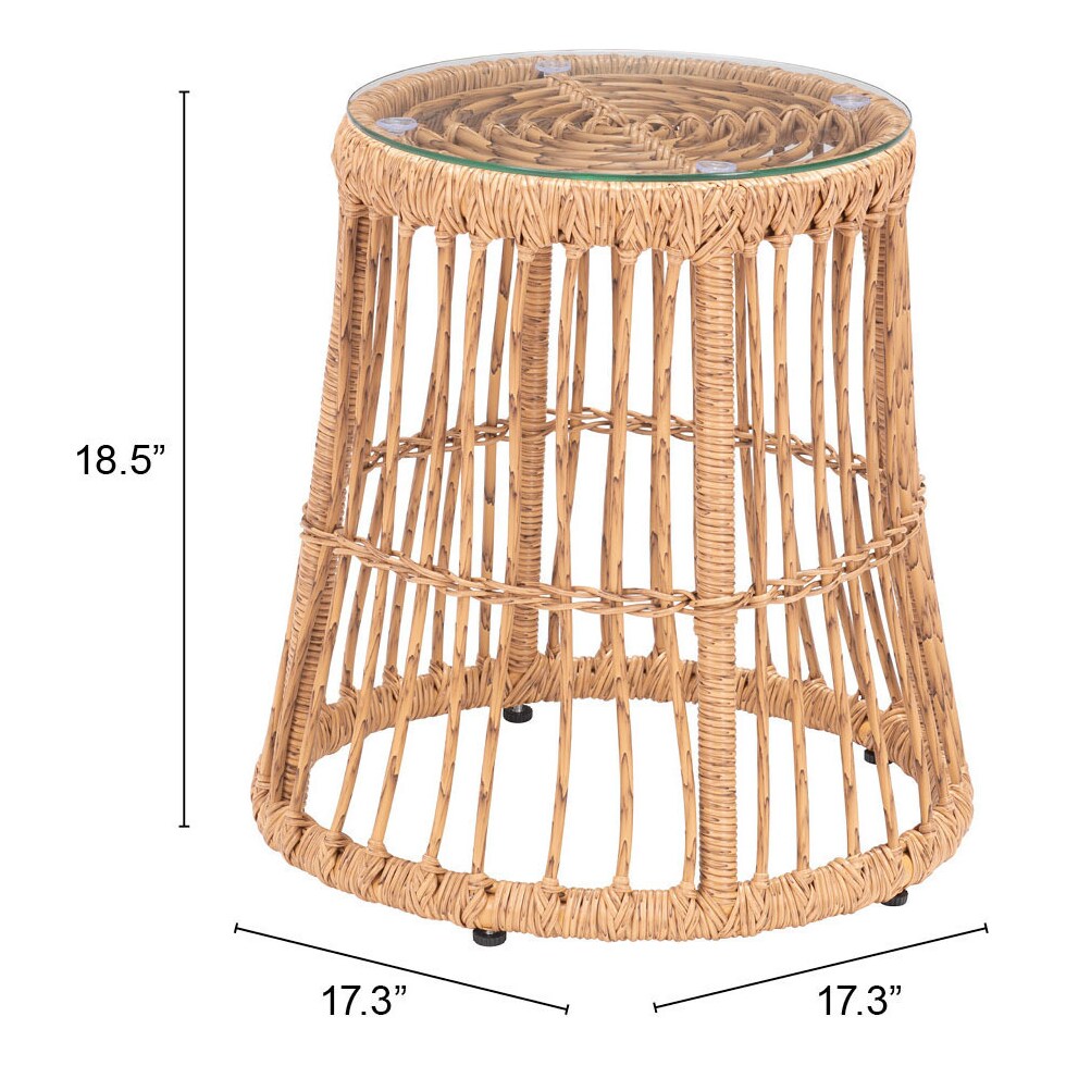 tennessee light brown end table   