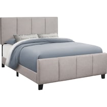 tennie gray queen bed   