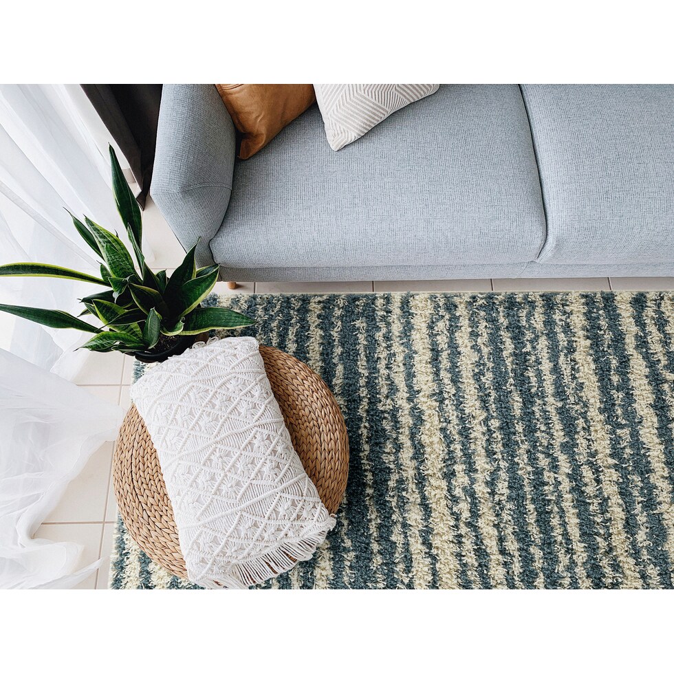 terra blue rug   
