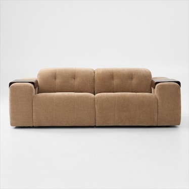 Terrace Dual-Power 2-Piece Reclining Sofa with Tray Tables