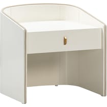 terran white nightstand   