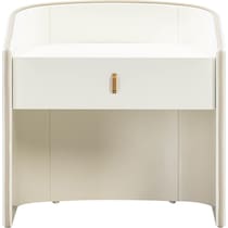 terran white nightstand   