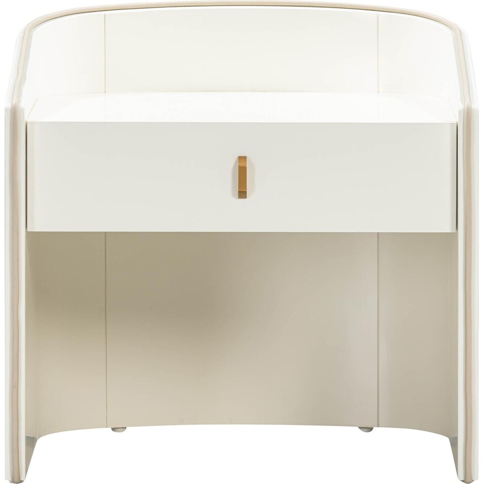 terran white nightstand   