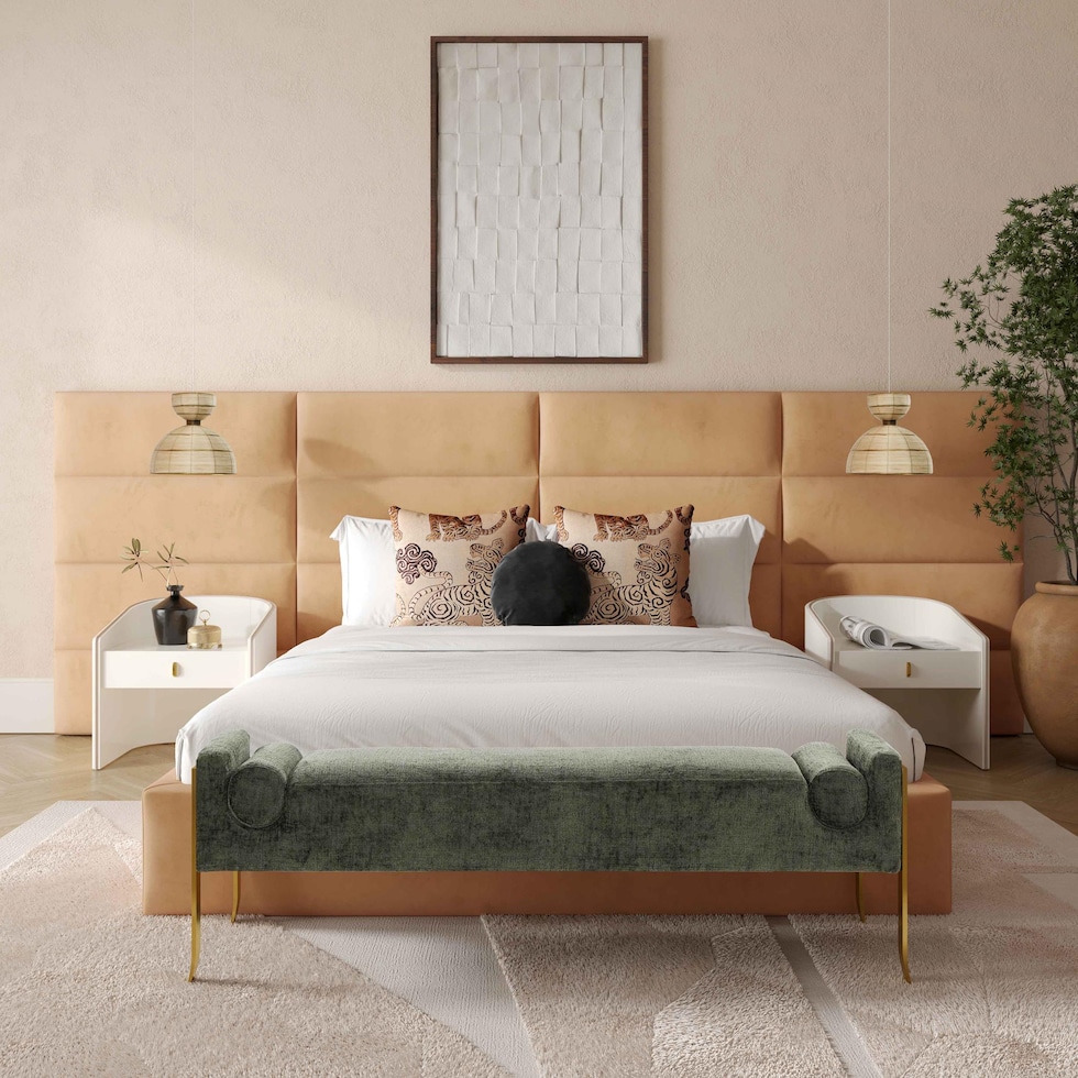 terran white nightstand   