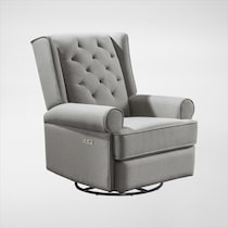 terry gray swivel glider   