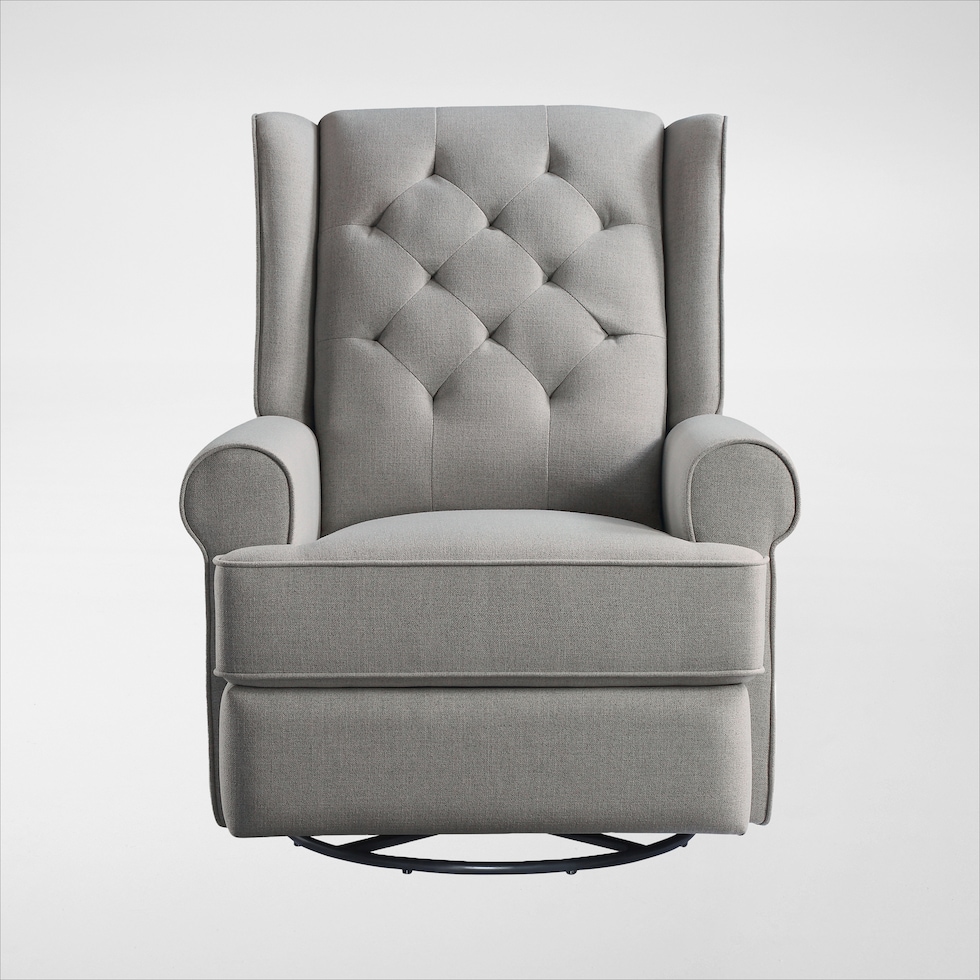 terry gray swivel glider   