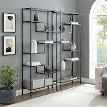 tesly black etagere   