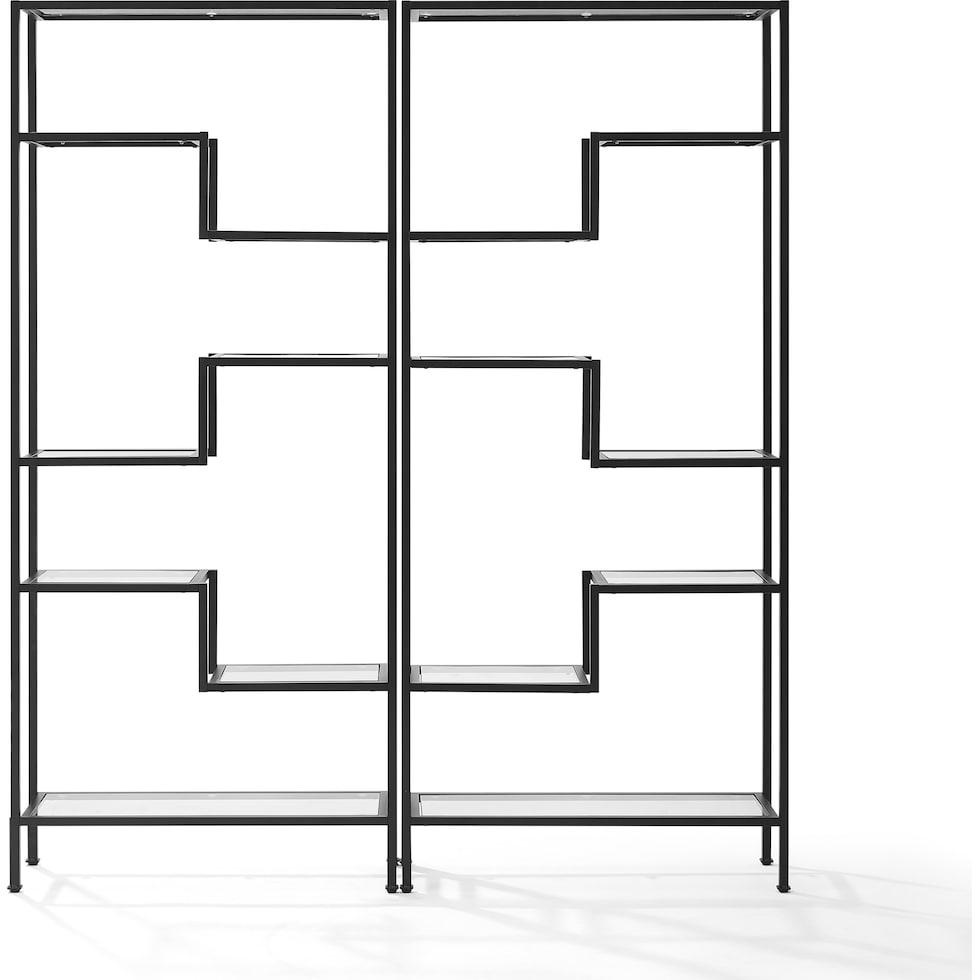 tesly black etagere   