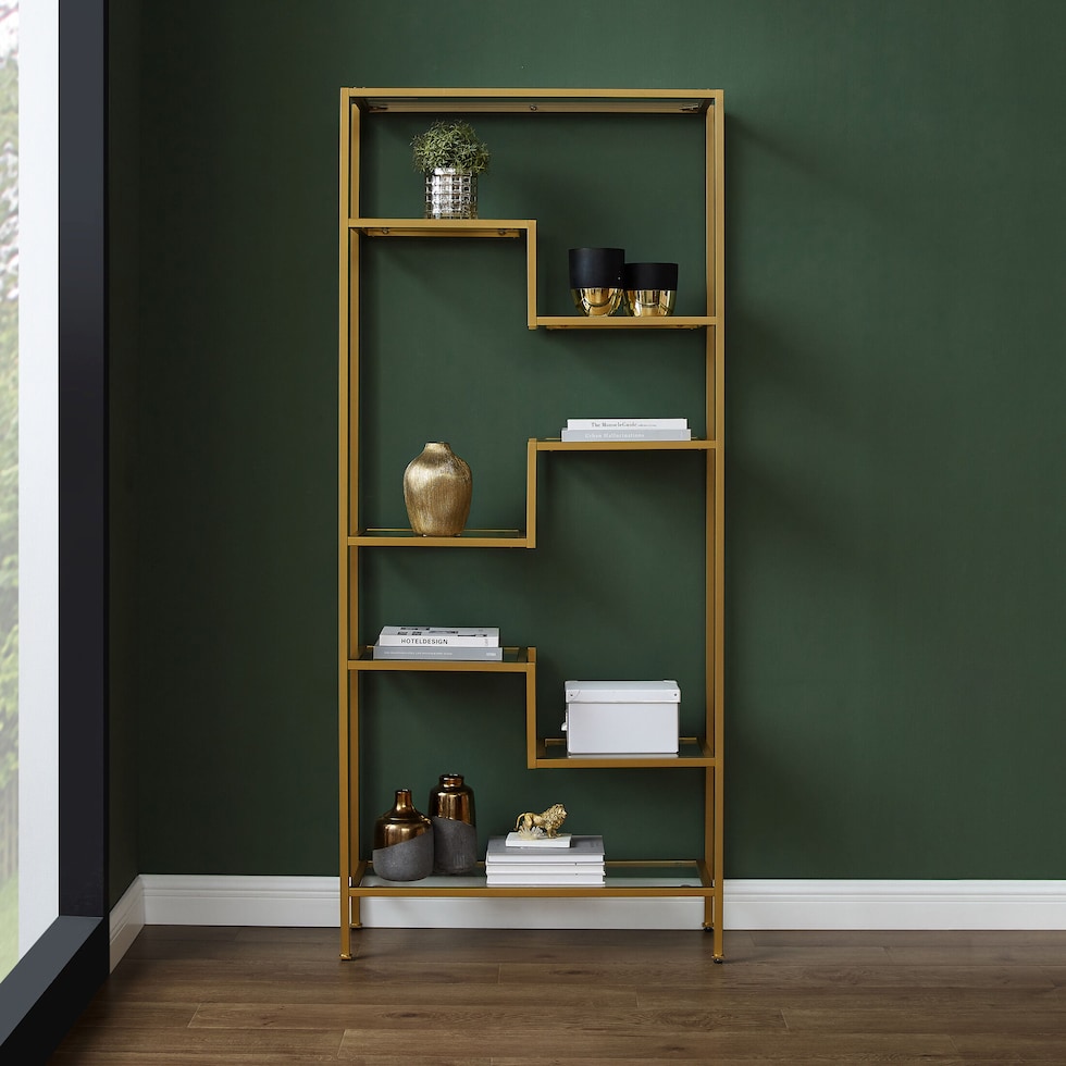 tesly gold etagere   