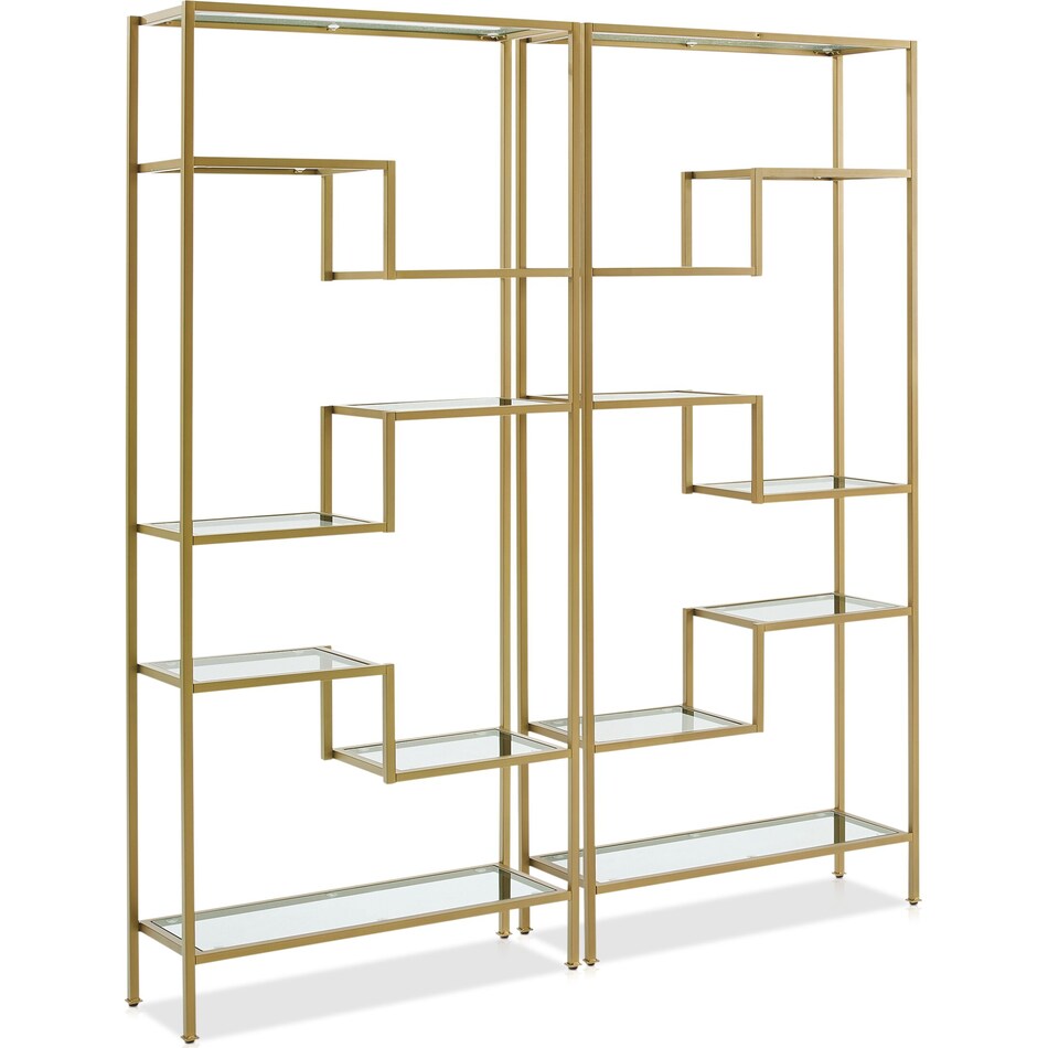 tesly gold etagere   