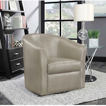 tesoro neutral accent chair   