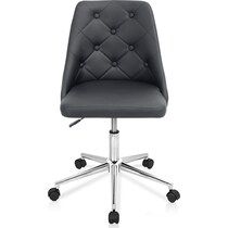 tess black office chair   