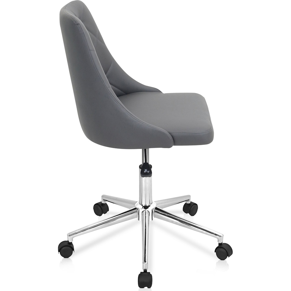 tess gray office chair   