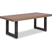 tethys brown outdoor coffee table   
