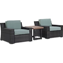 tethys mist outdoor chair set   