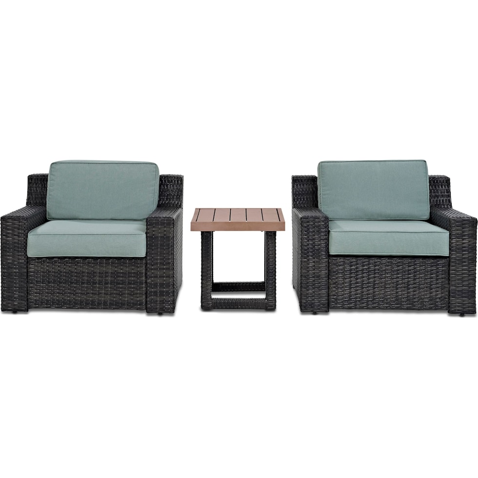 tethys mist outdoor chair set   