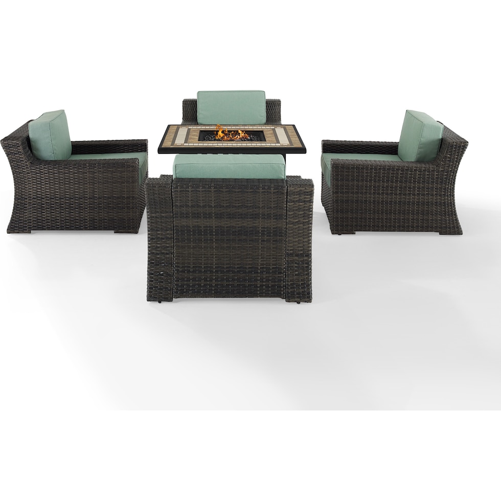 tethys mist outdoor chair set   