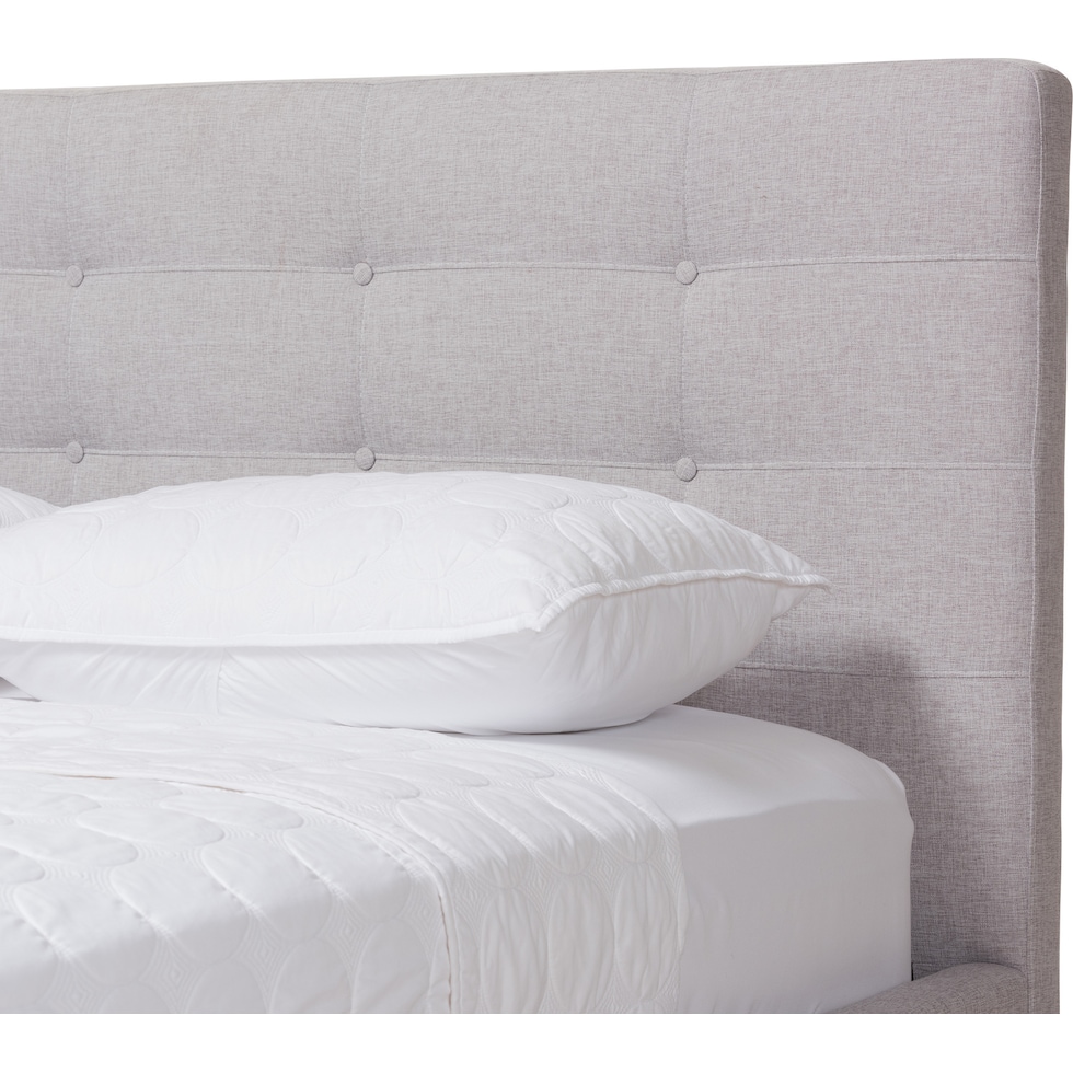 teyah gray full bed   