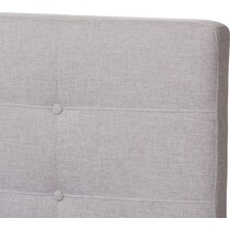 teyah gray queen bed   