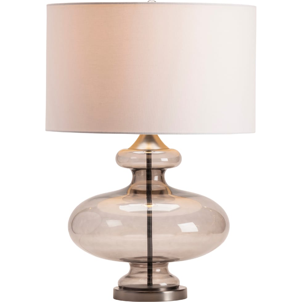 thames glass table lamp   