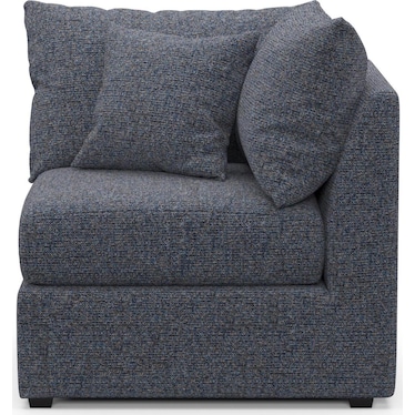 The Pitt Foam Comfort Corner Chair - Haley Navy