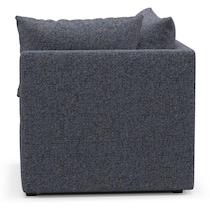 the pitt blue corner chair   