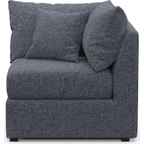 the pitt blue corner chair   