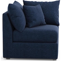 the pitt blue corner chair   