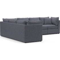 the pitt blue sectional   
