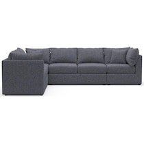 the pitt blue sectional   