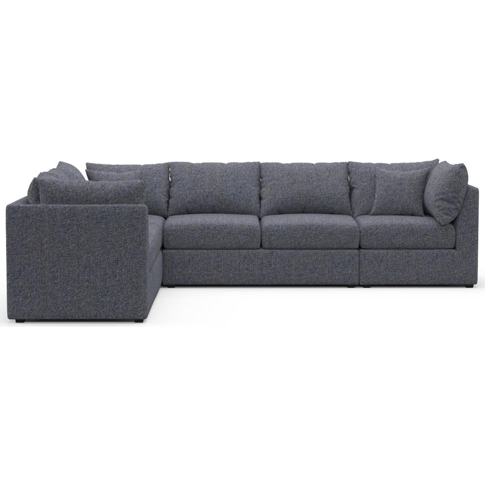 the pitt blue sectional   