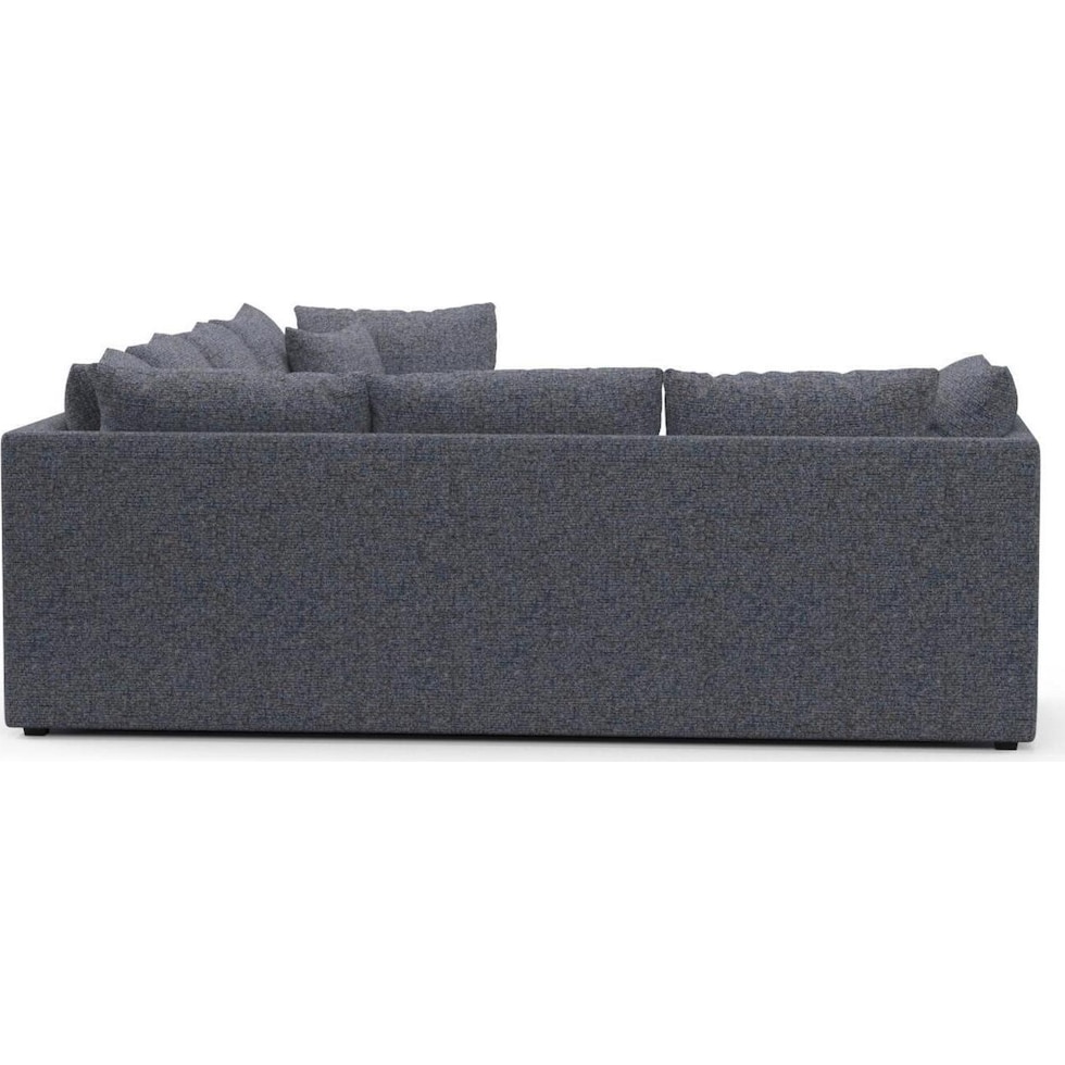 the pitt blue sectional   