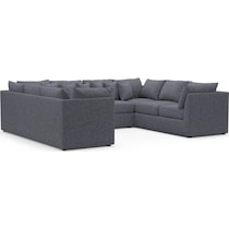 the pitt blue sectional   