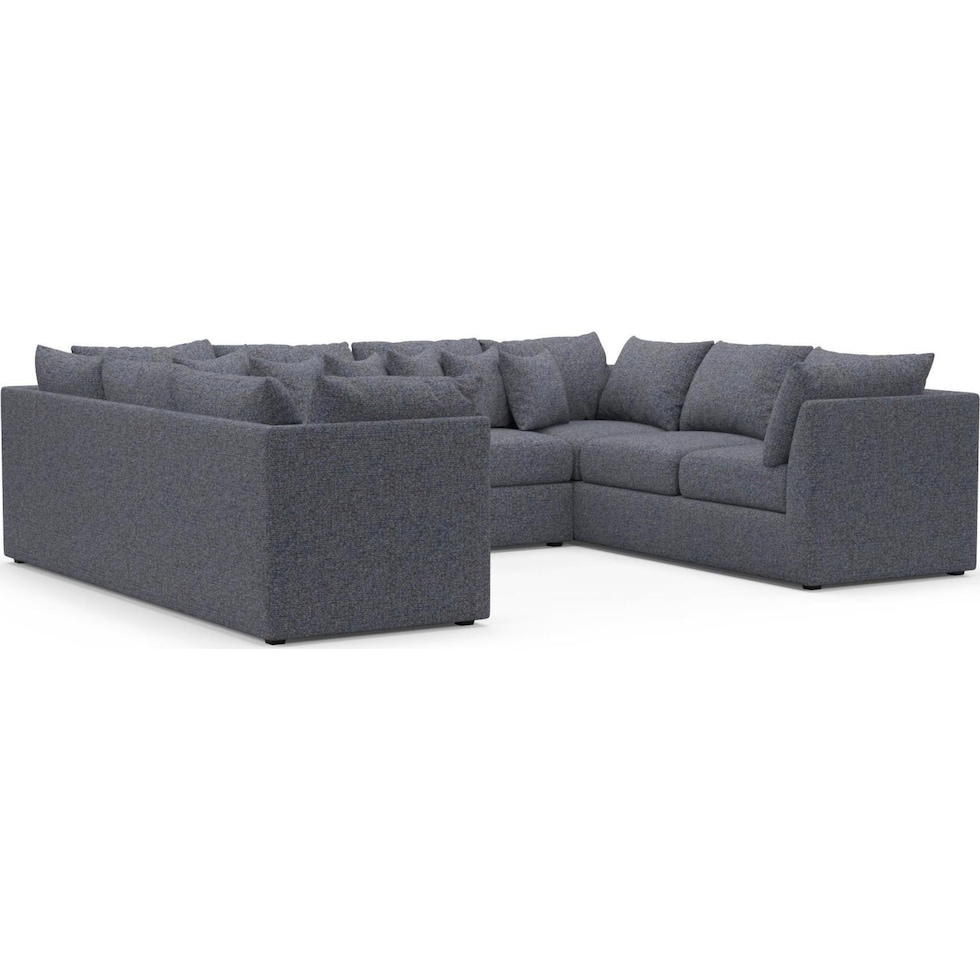 the pitt blue sectional   
