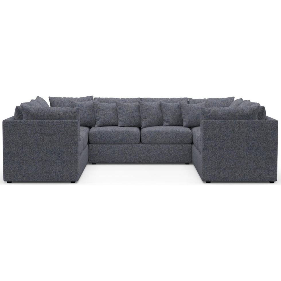the pitt blue sectional   