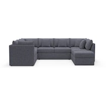 the pitt blue sectional   