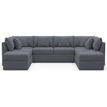 the pitt blue sectional   