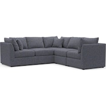 the pitt blue sectional   