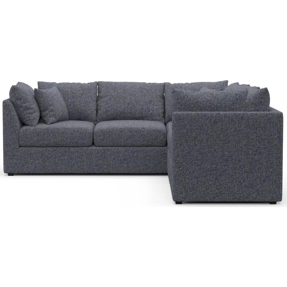the pitt blue sectional   