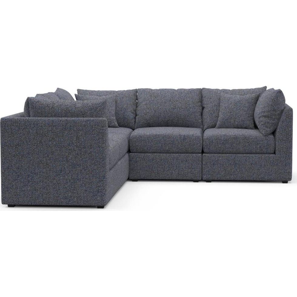 the pitt blue sectional   