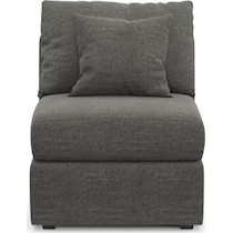 the pitt gray armless chair   