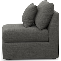 the pitt gray armless chair   