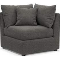 the pitt gray corner chair   