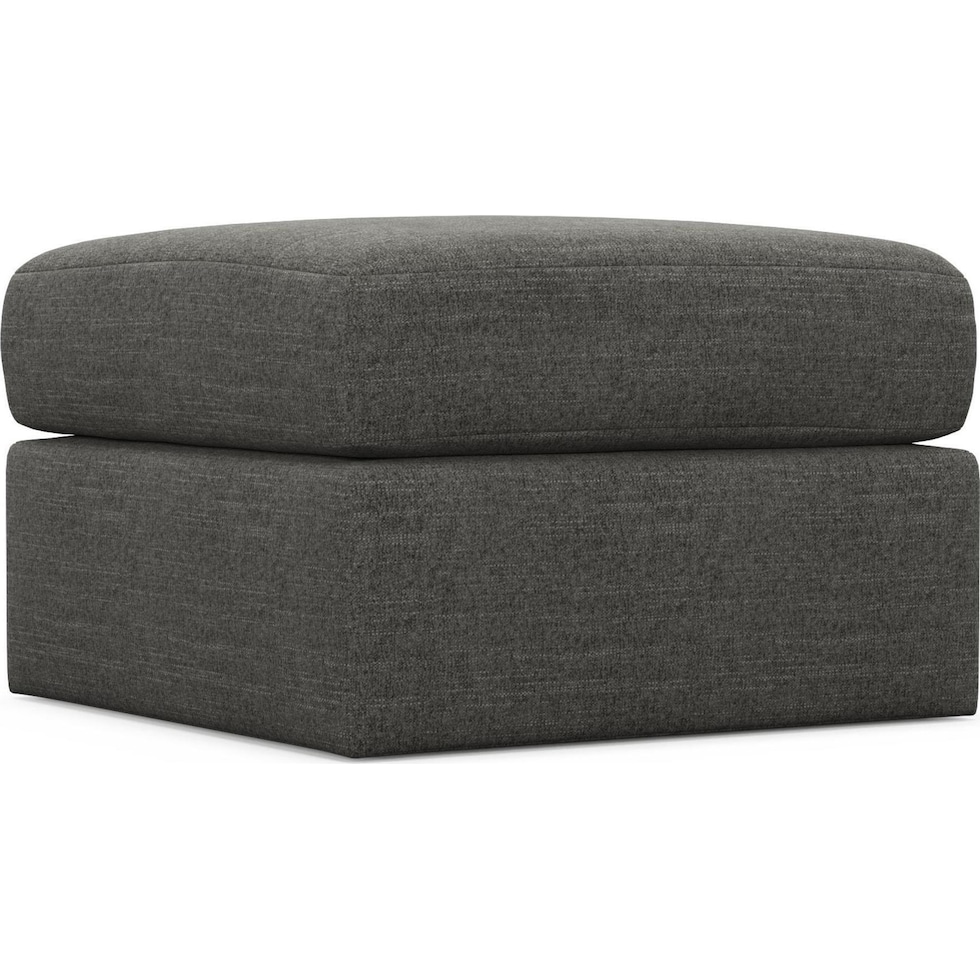 the pitt gray ottoman