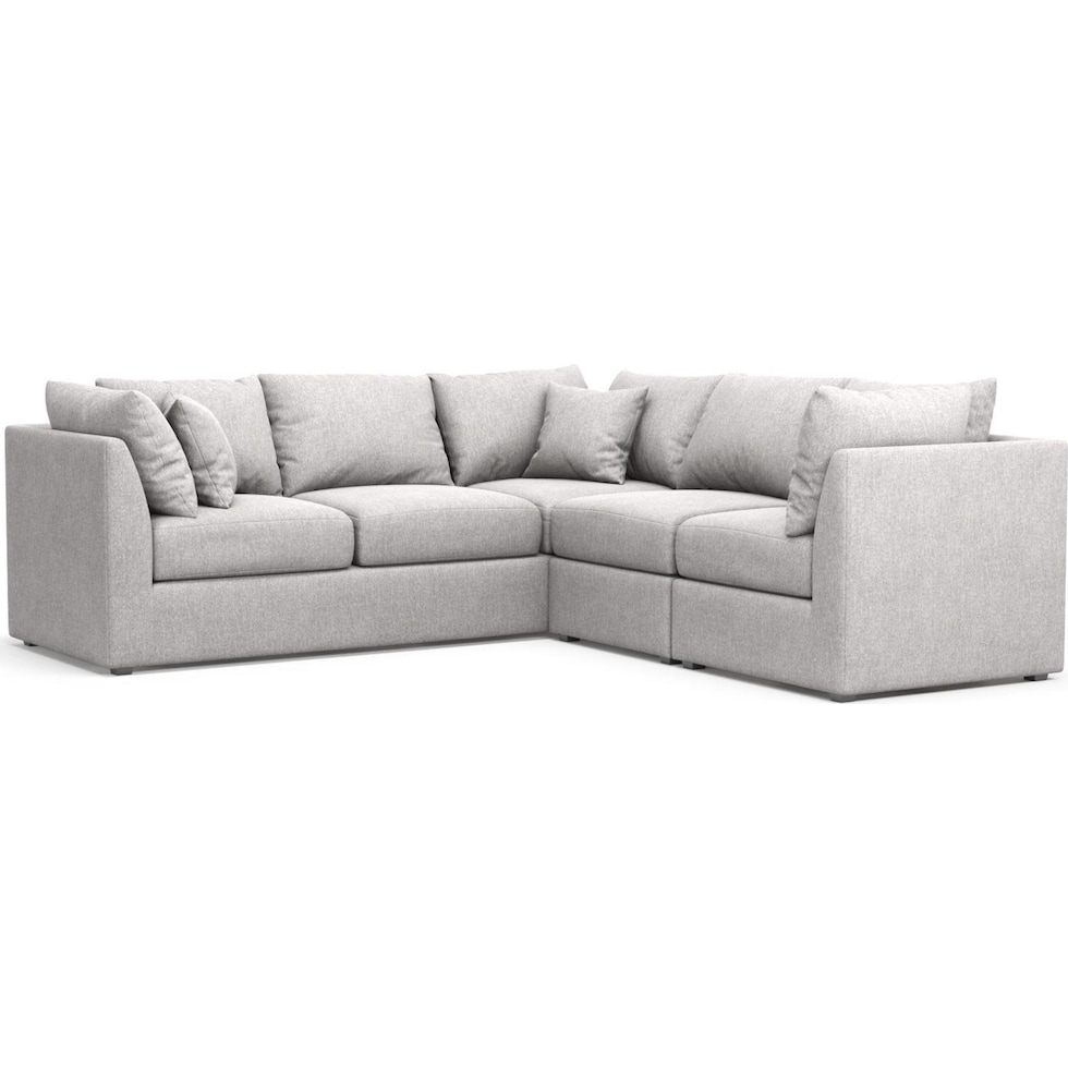 the pitt gray sectional   